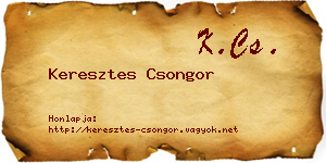 Keresztes Csongor névjegykártya